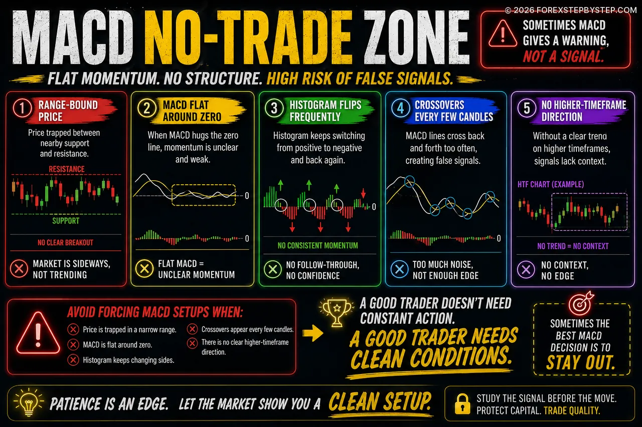 MACD patience edge: why the best signal can sometimes be no trade at all.